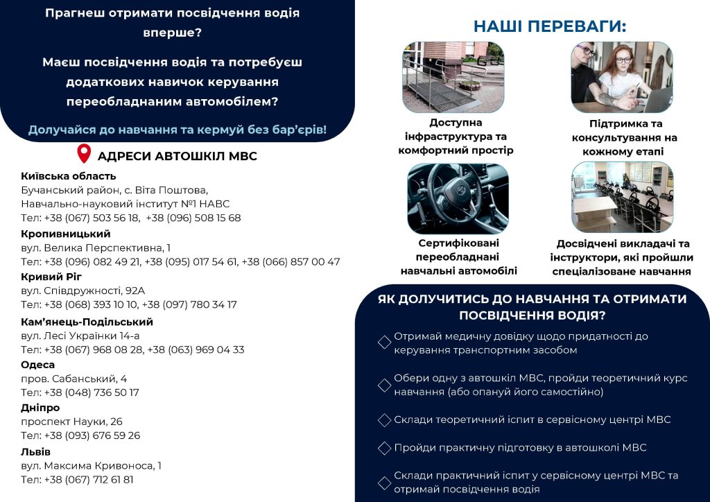 Автошкола для осіб з інфалідністю 11