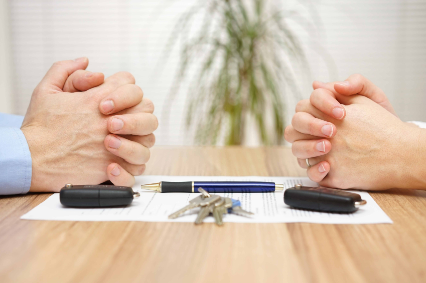 Divorce Agreement. Wife And Husband Can Not Make Settlement